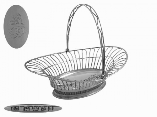 Georgian  Silver  Bread Basket 1791